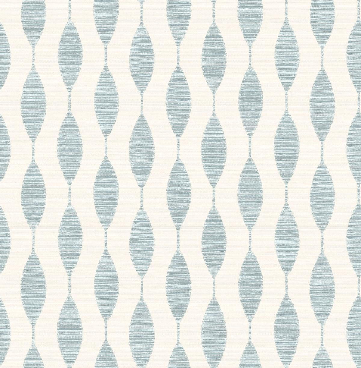 Seabrook Ditto Blue Wallpaper