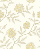 Seabrook Jaclyn Yellow Wallpaper