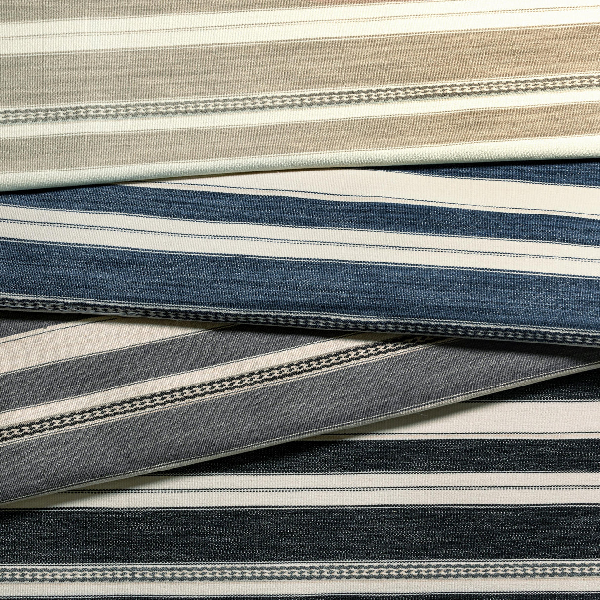 Lee Jofa ENTOTO STRIPE IVORY/FLAX Upholstery Fabric