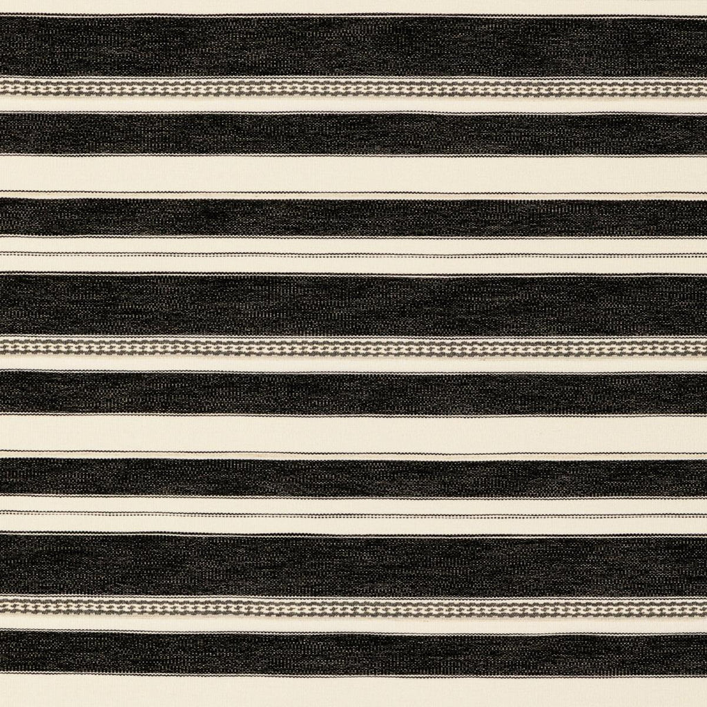 Lee Jofa ENTOTO STRIPE IVORY/BLACK Fabric