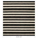 Lee Jofa ENTOTO STRIPE IVORY/BLACK Upholstery Fabric