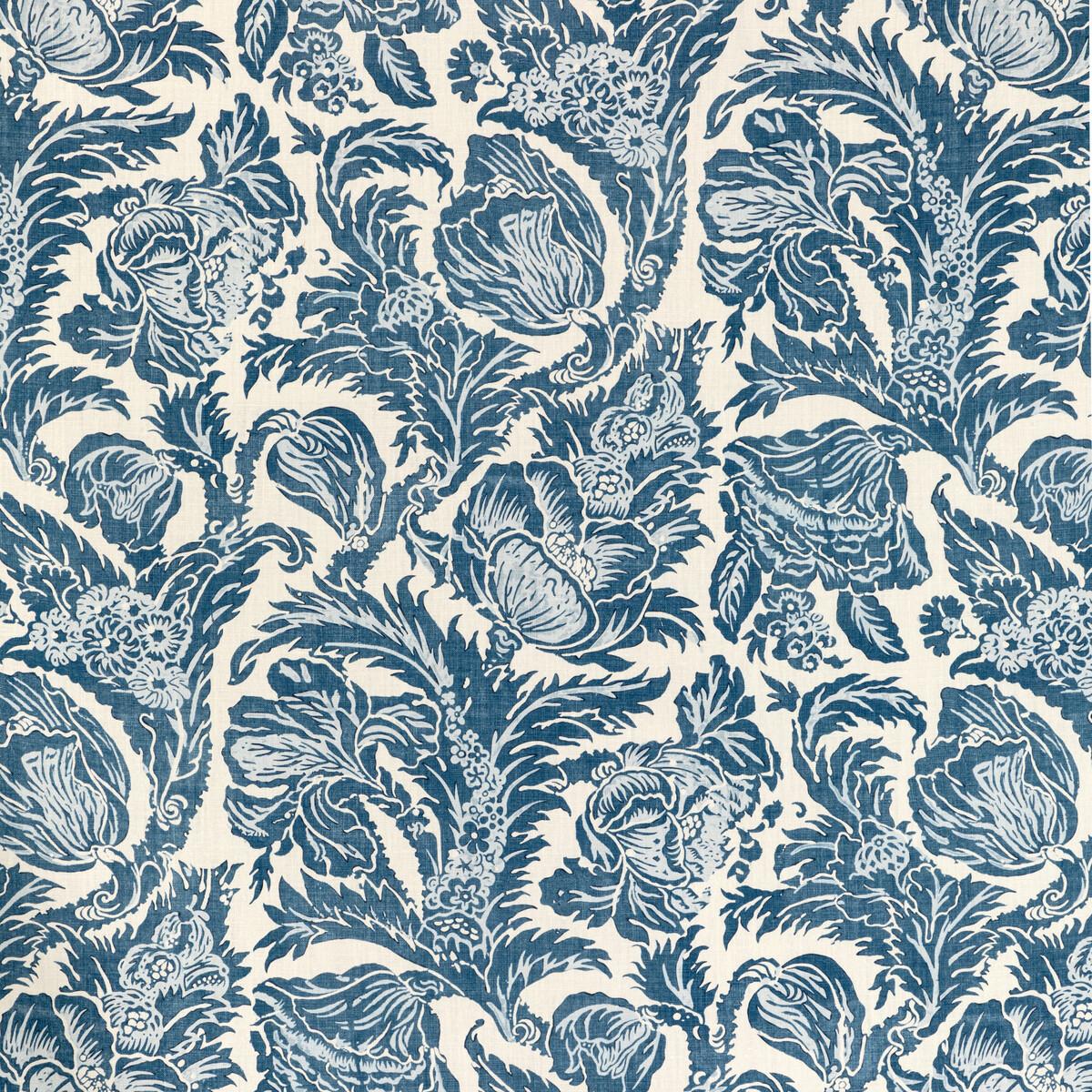 Lee Jofa Marion Print Denim Fabric