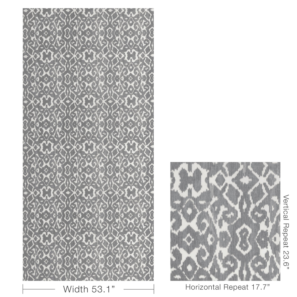 Lee Jofa TOPONAS PRINT SMOKE Fabric