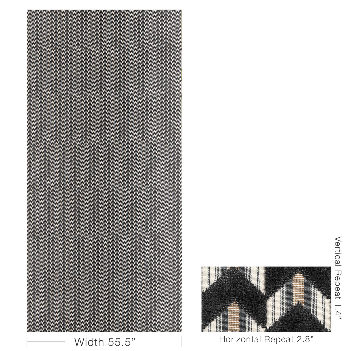Lee Jofa BAILEY VELVET CHARCOAL Upholstery Fabric