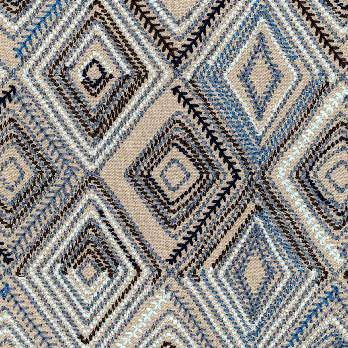 Lee Jofa BOWEN EMBROIDERY DENIM Fabric