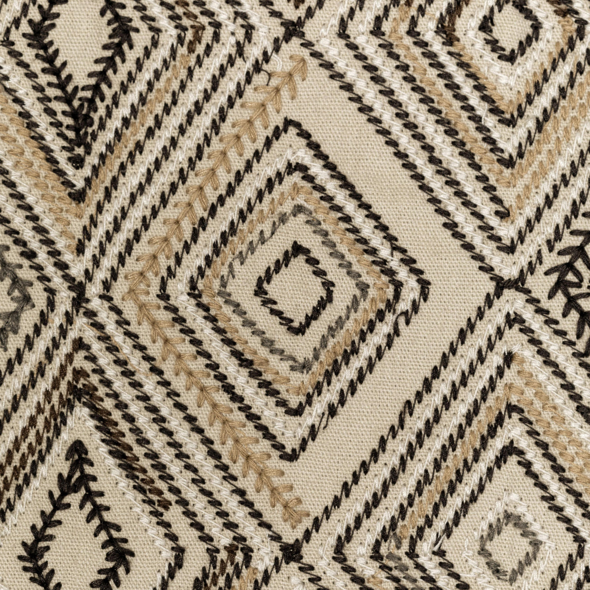 Lee Jofa BOWEN EMBROIDERY TOBACCO Fabric