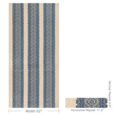 Lee Jofa AVON EMBROIDERY DENIM Fabric