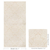 Lee Jofa ACANTHUS DAMASK PEARL Fabric
