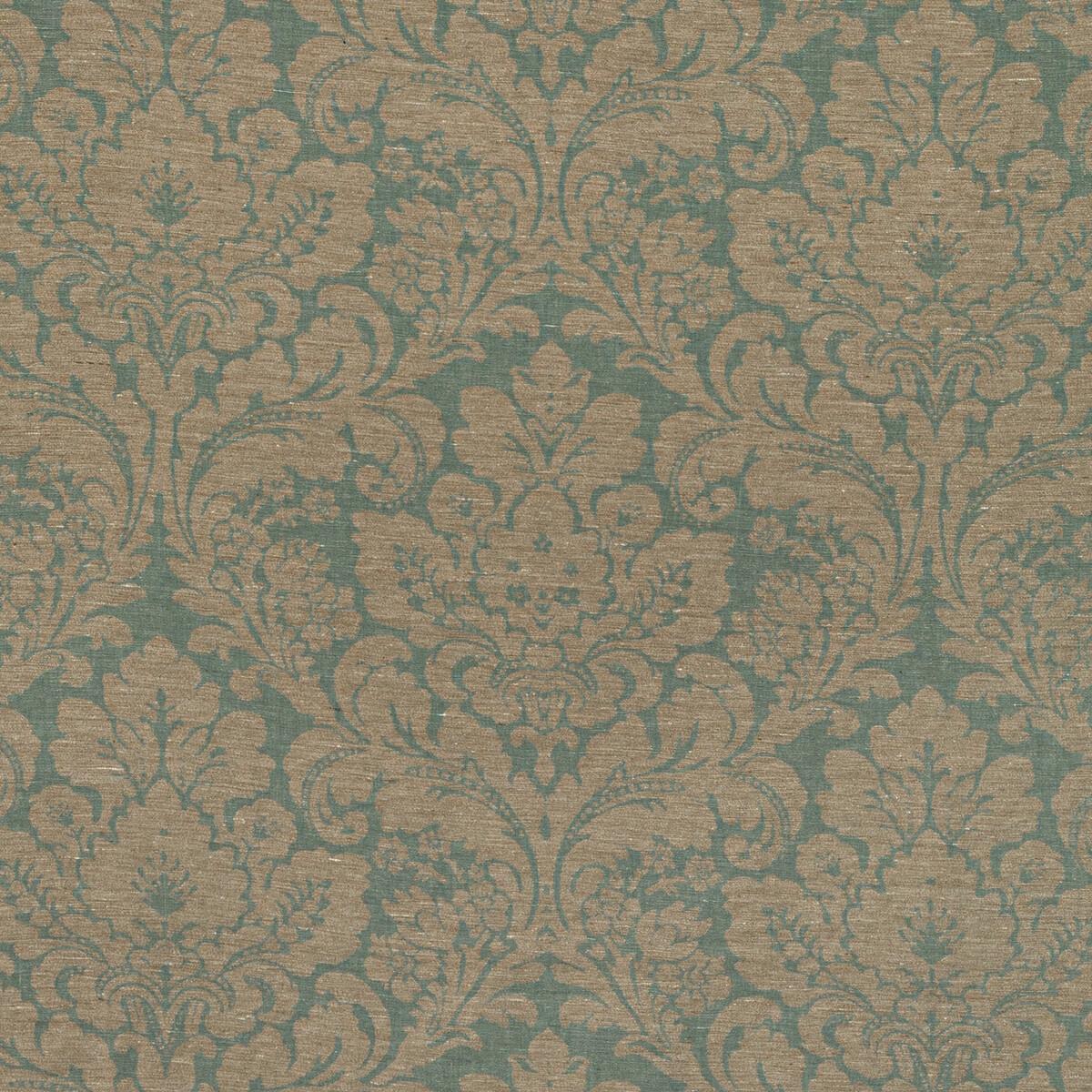 Lee Jofa Acanthus Damask Blue Fabric