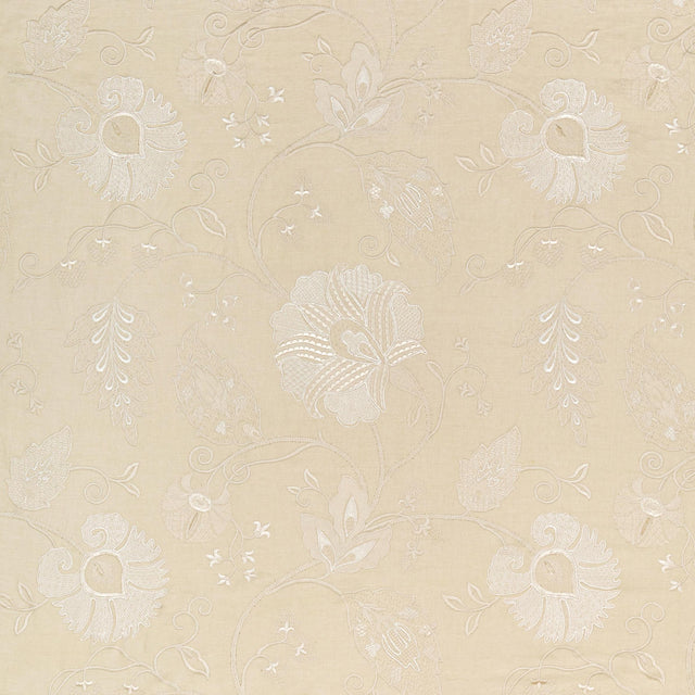 Lee Jofa SHIRAZ EMB STONE/IVORY Fabric
