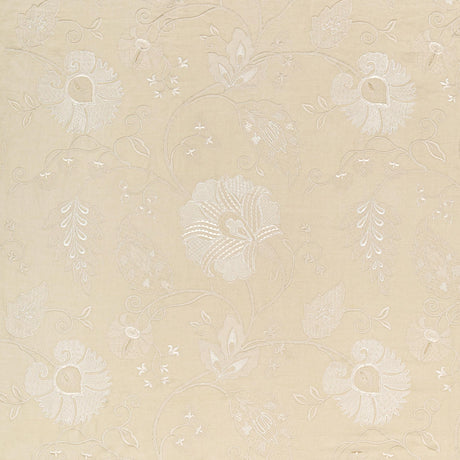 Lee Jofa SHIRAZ EMB STONE/IVORY Fabric