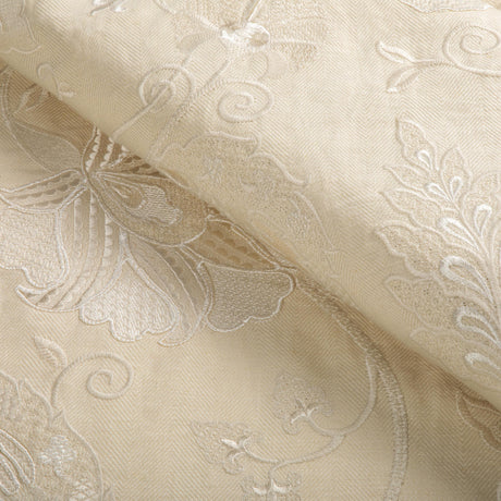 Lee Jofa SHIRAZ EMB STONE/IVORY Fabric