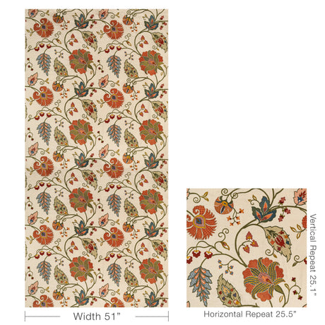 Lee Jofa SHIRAZ EMB SPICE/OLIVE Fabric