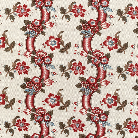 Lee Jofa BENDAY PRINT RED/BLUE Fabric