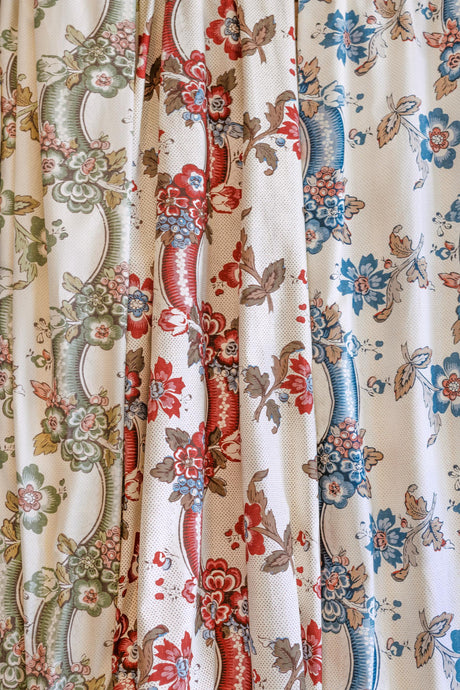 Lee Jofa BENDAY PRINT RED/BLUE Fabric