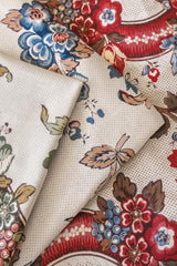 Lee Jofa BENDAY PRINT RED/BLUE Fabric