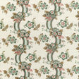 Lee Jofa BENDAY PRINT GREEN/ROSE Fabric