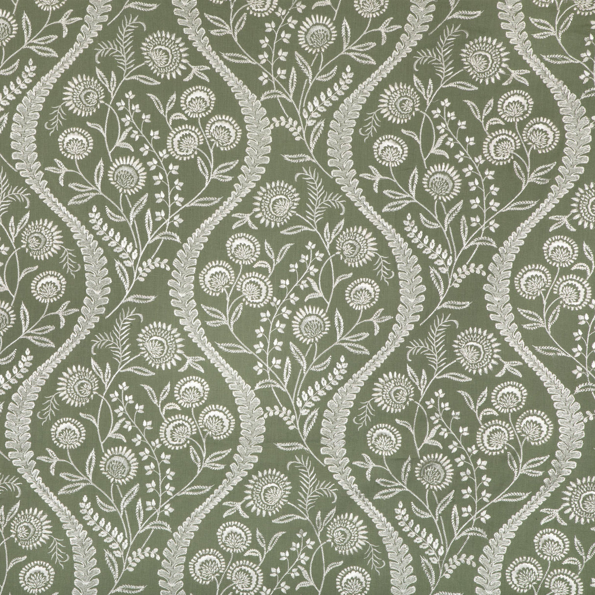 Lee Jofa FLORIBLANCA GREEN Fabric
