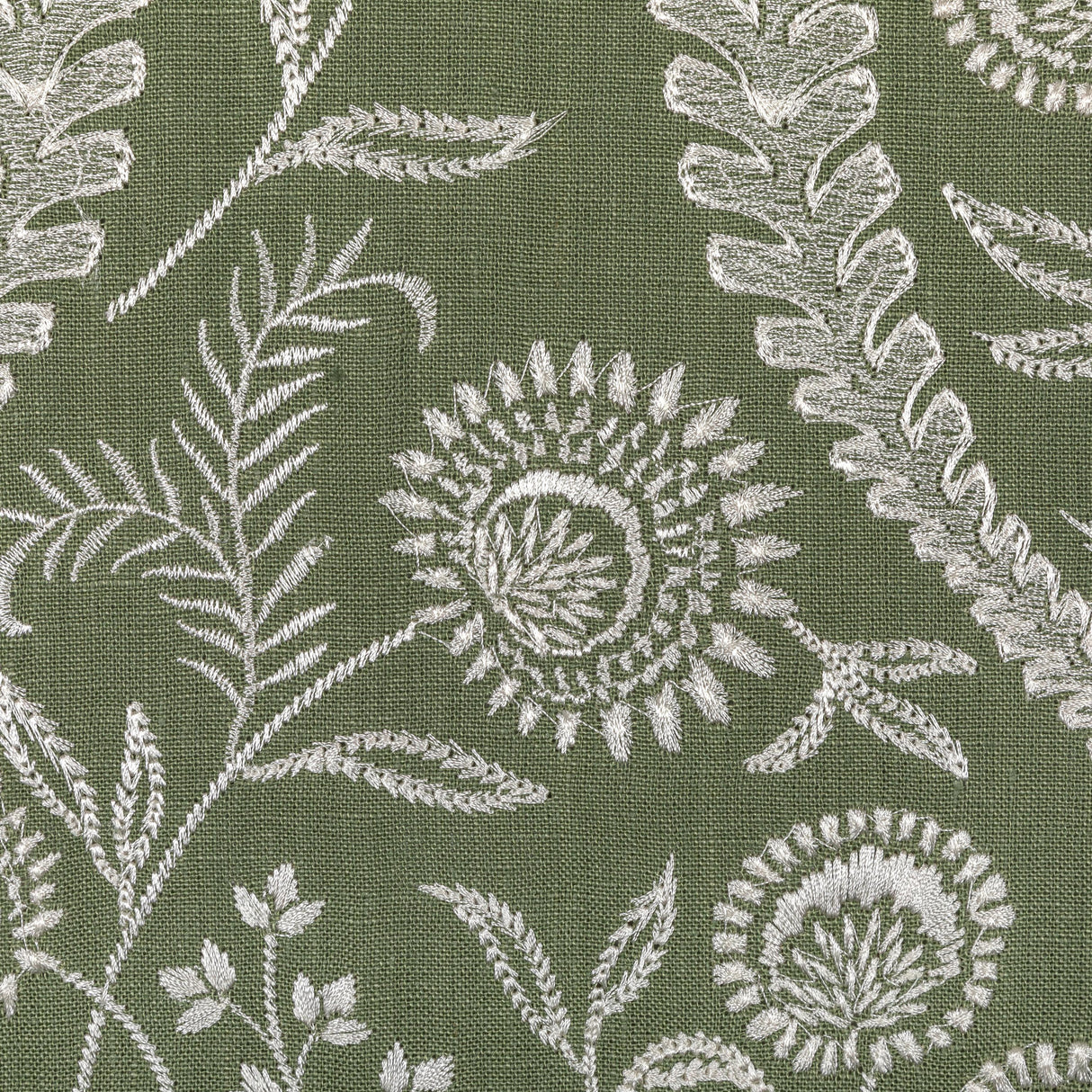 Lee Jofa FLORIBLANCA GREEN Fabric