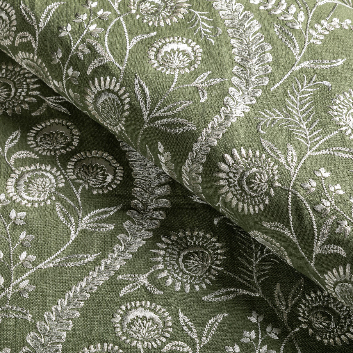 Lee Jofa FLORIBLANCA GREEN Fabric