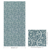 Lee Jofa FLORIBLANCA BLUE Fabric