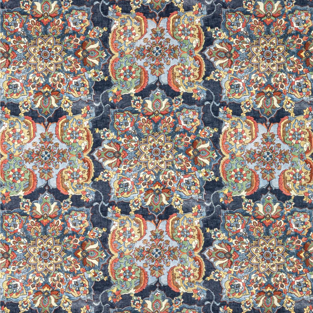Lee Jofa Granada Print Denim Fabric
