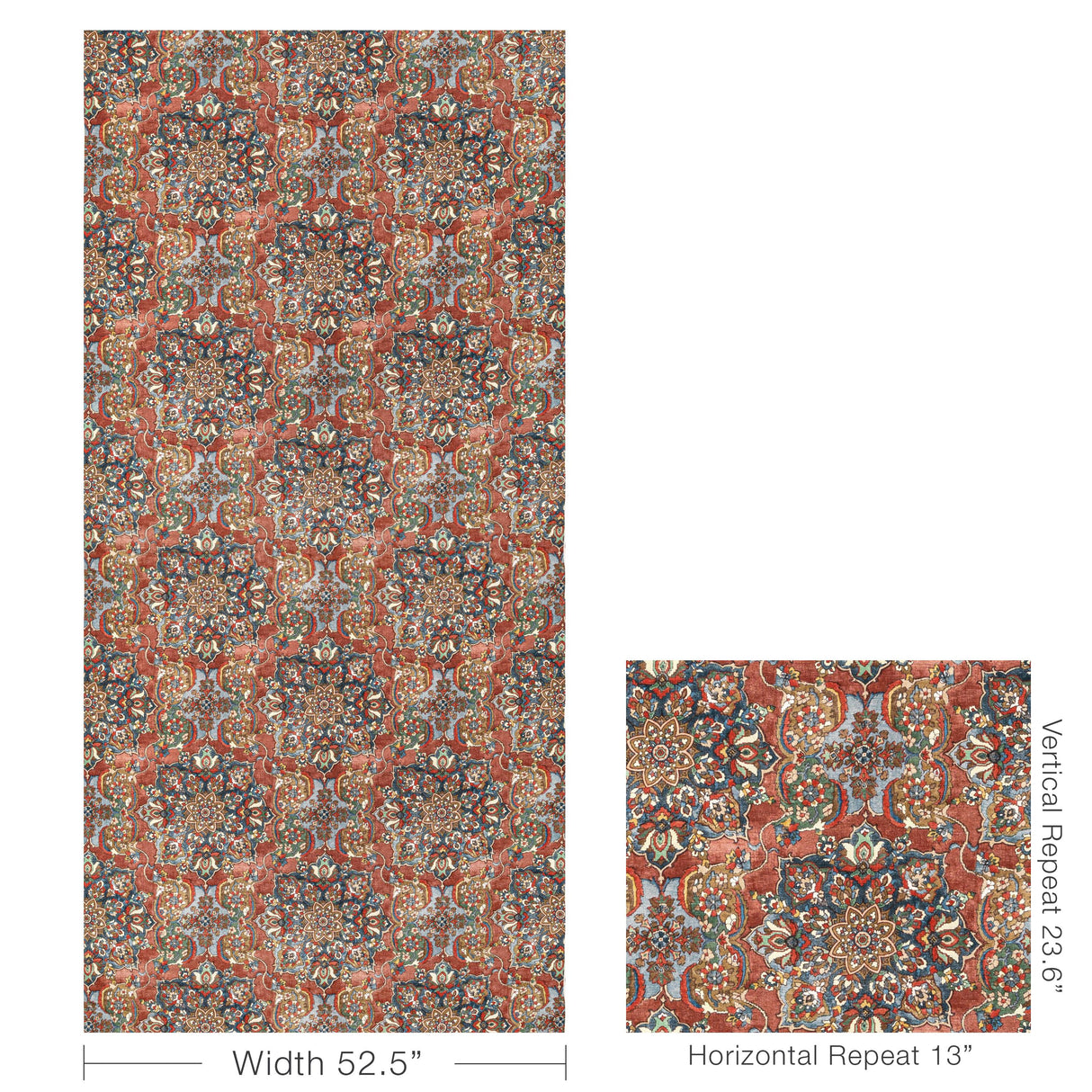 Lee Jofa GRANADA PRINT RUBY Fabric