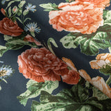 Lee Jofa UPTON COTTON NAVY/CORAL Fabric