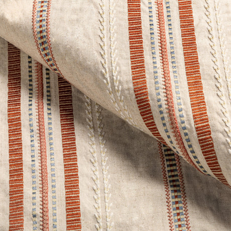 Lee Jofa NAUTIQUE EMB RUST/BLUE Fabric