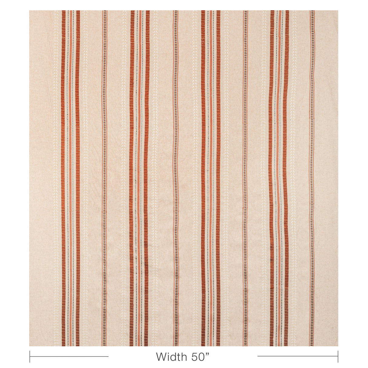 Lee Jofa NAUTIQUE EMB RUST/BLUE Fabric