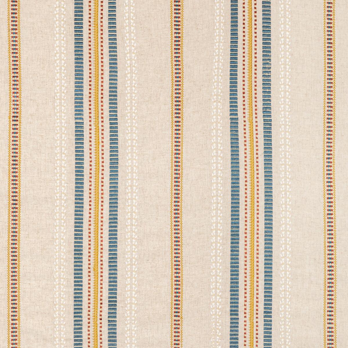 Lee Jofa Nautique Emb Denim/Gold Fabric