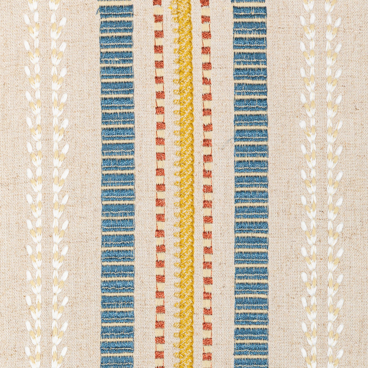 Lee Jofa NAUTIQUE EMB DENIM/GOLD Fabric