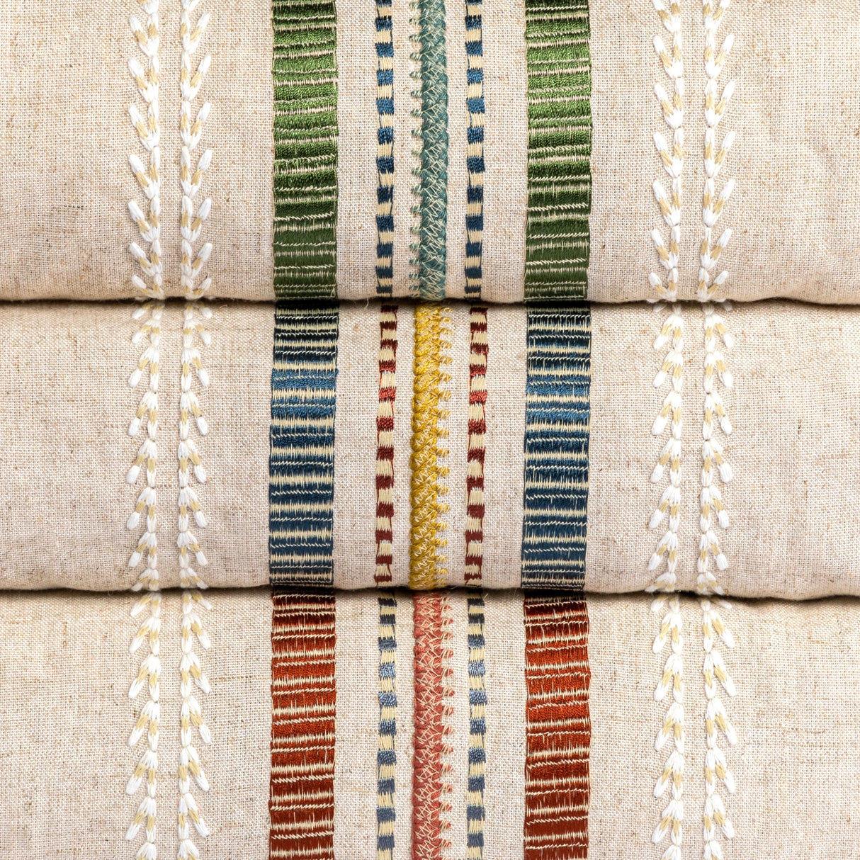 Lee Jofa NAUTIQUE EMB DENIM/GOLD Fabric