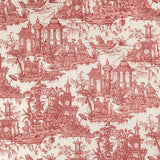 Lee Jofa Pagoda Toile Garnet Fabric