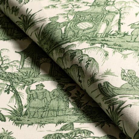 Lee Jofa PAGODA TOILE FOREST Fabric