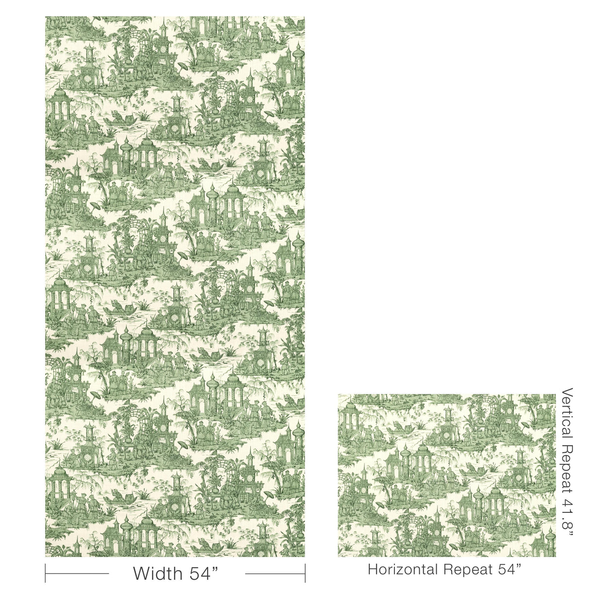 Lee Jofa PAGODA TOILE FOREST Fabric