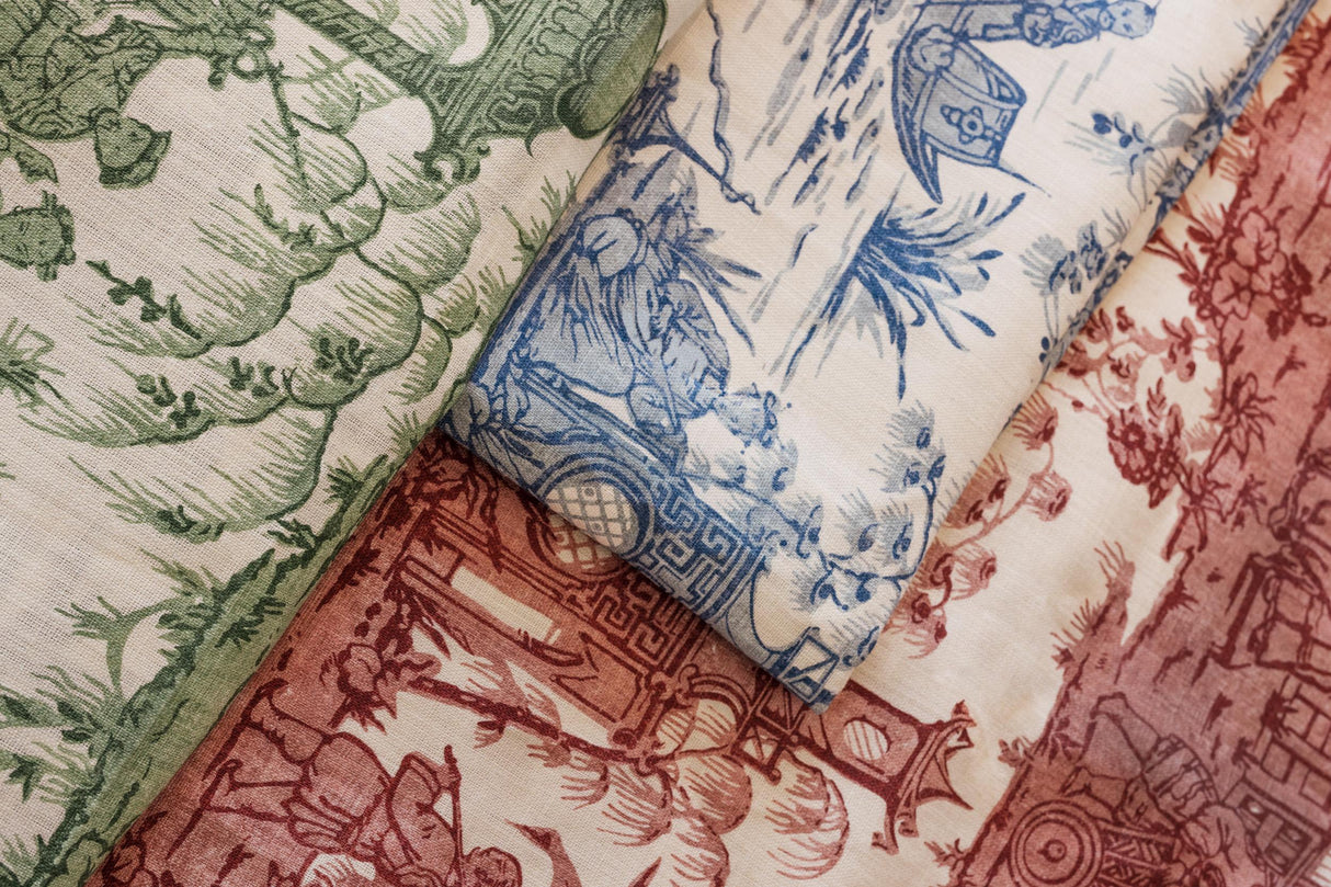 Lee Jofa PAGODA TOILE FOREST Fabric