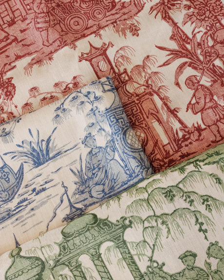 Lee Jofa PAGODA TOILE FOREST Fabric