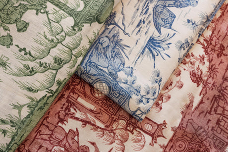 Lee Jofa PAGODA TOILE BLUE Fabric