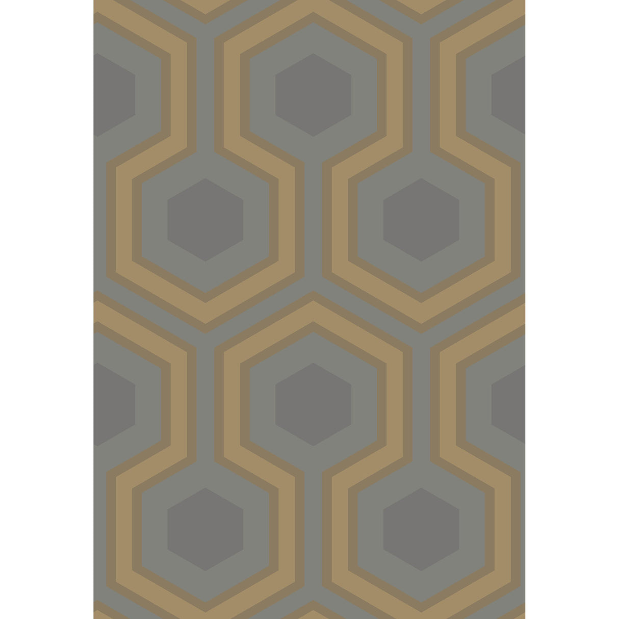 Cole & Son HICKS GRAND SLATE/BRON Wallpaper
