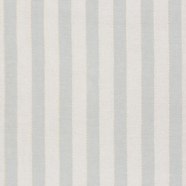 G P & J Baker ASHMORE STRIPE AQUA Drapery Fabric