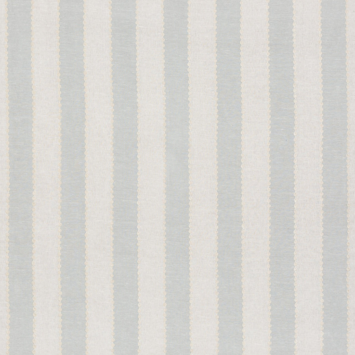 G P & J Baker ASHMORE STRIPE AQUA Drapery Fabric