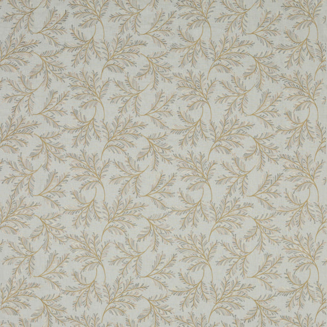 G P & J Baker CHELSEA FERN AQUA/BRONZE Drapery Fabric
