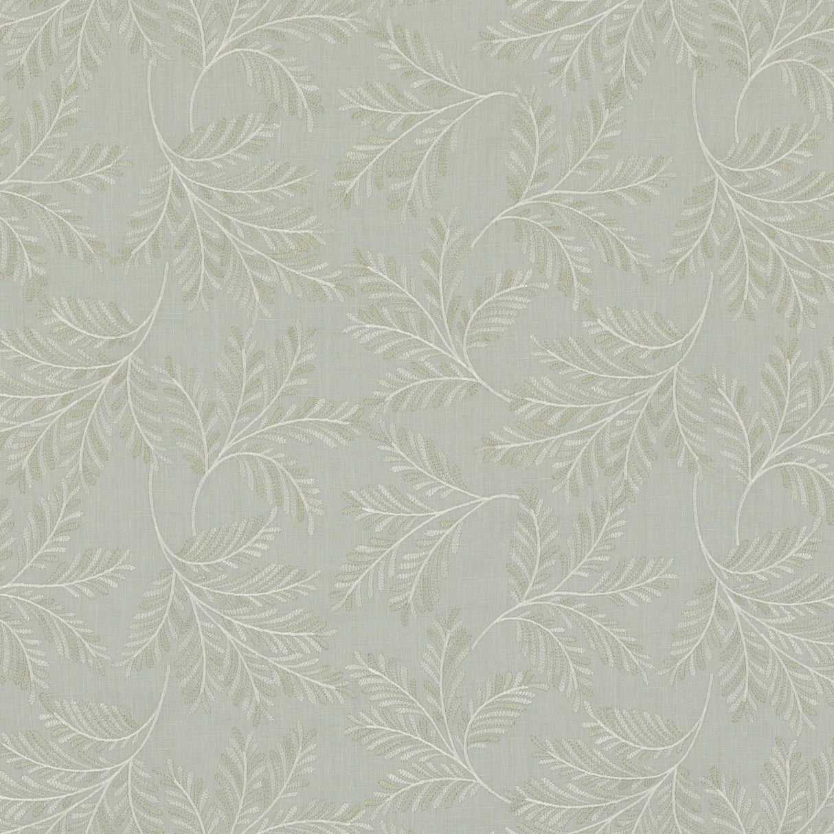 G P & J Baker CHELSEA FERN AQUA Drapery Fabric