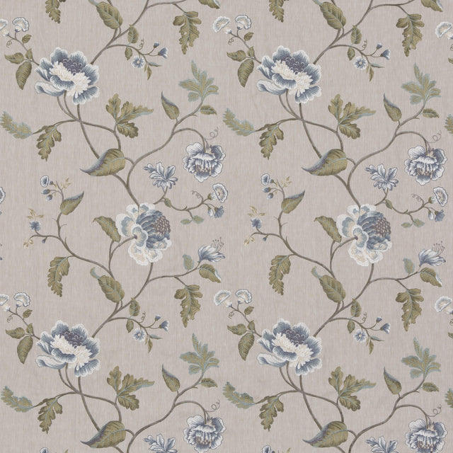 G P & J Baker LAVENHAM BLUE Drapery Fabric