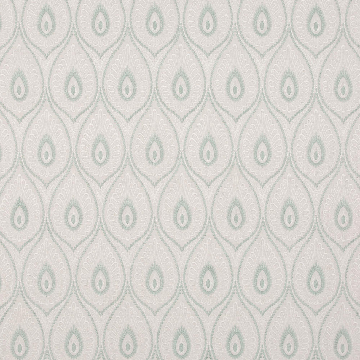 G P & J Baker ASHMORE AQUA Drapery Fabric