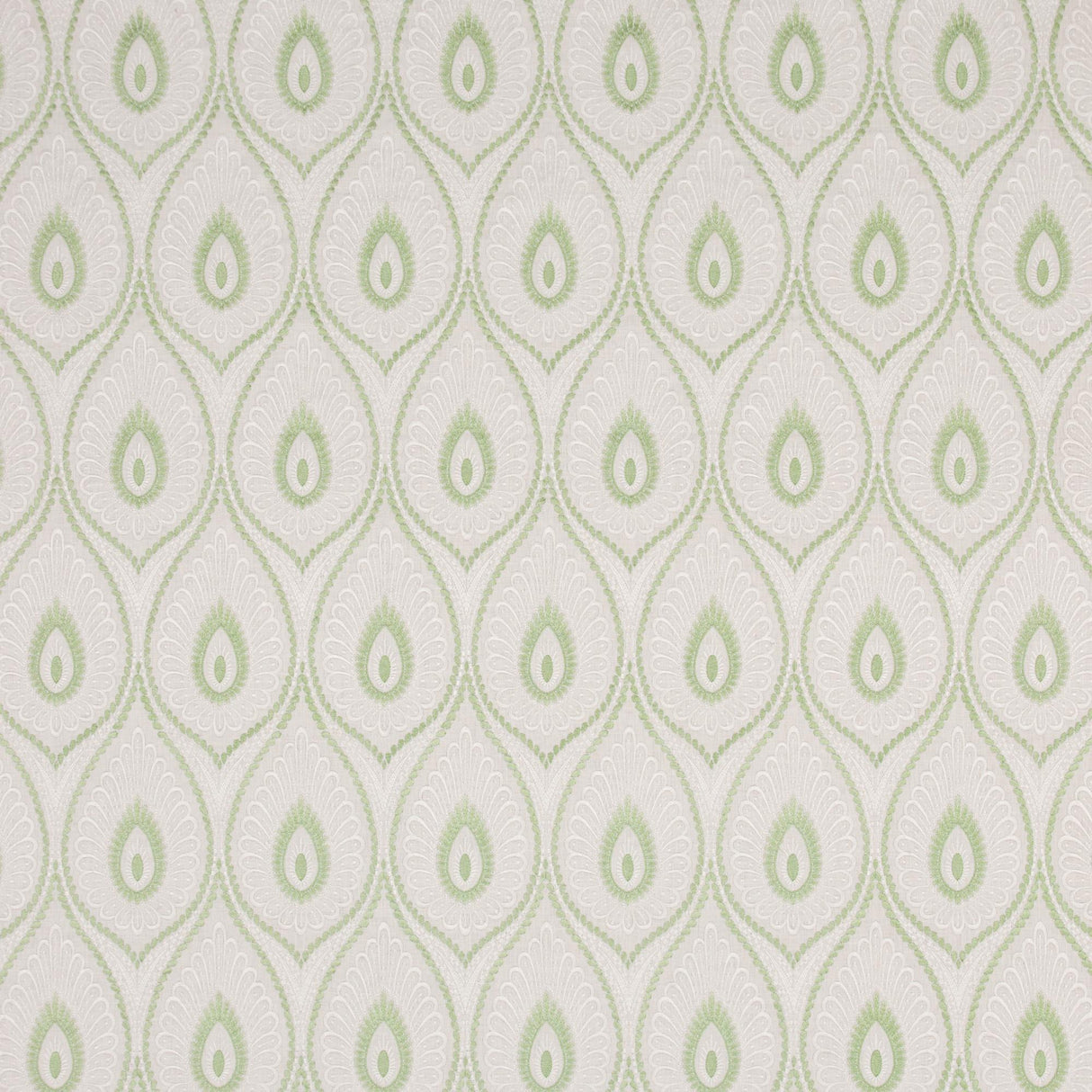 G P & J Baker ASHMORE SPRING GREEN Drapery Fabric