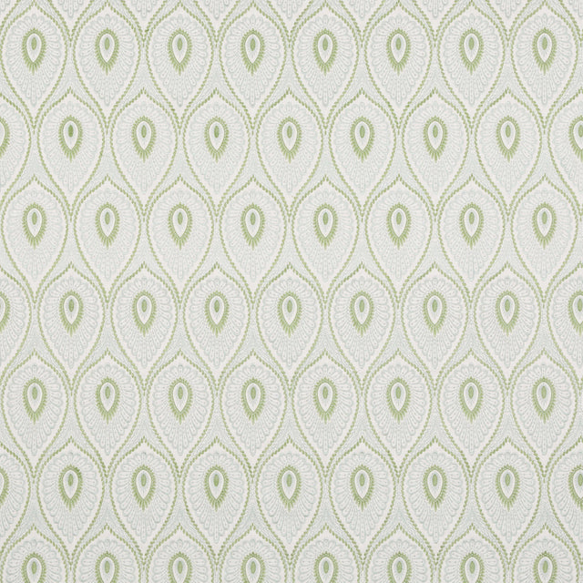 G P & J Baker ASHMORE AQUA/GREEN Drapery Fabric