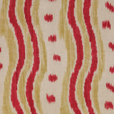 Lee Jofa IKAT STRIPE RED/GREEN Fabric