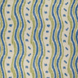 Lee Jofa IKAT STRIPE BLUE/LIME Fabric